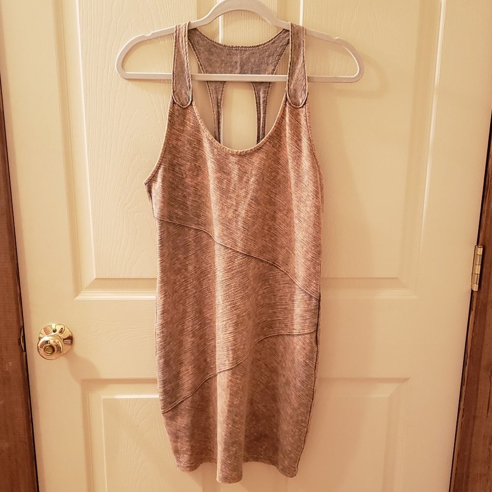 FREE PEOPLE Faded Rust Brown Spring Summer Sleeveless Bodycon Mini Dress Medium